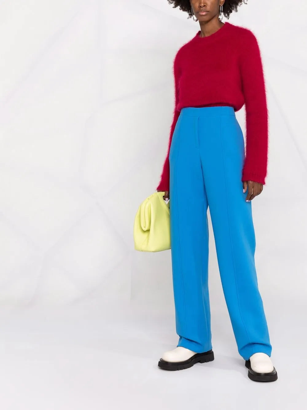 Ferragamo High-Waisted Straight-Leg Trousers