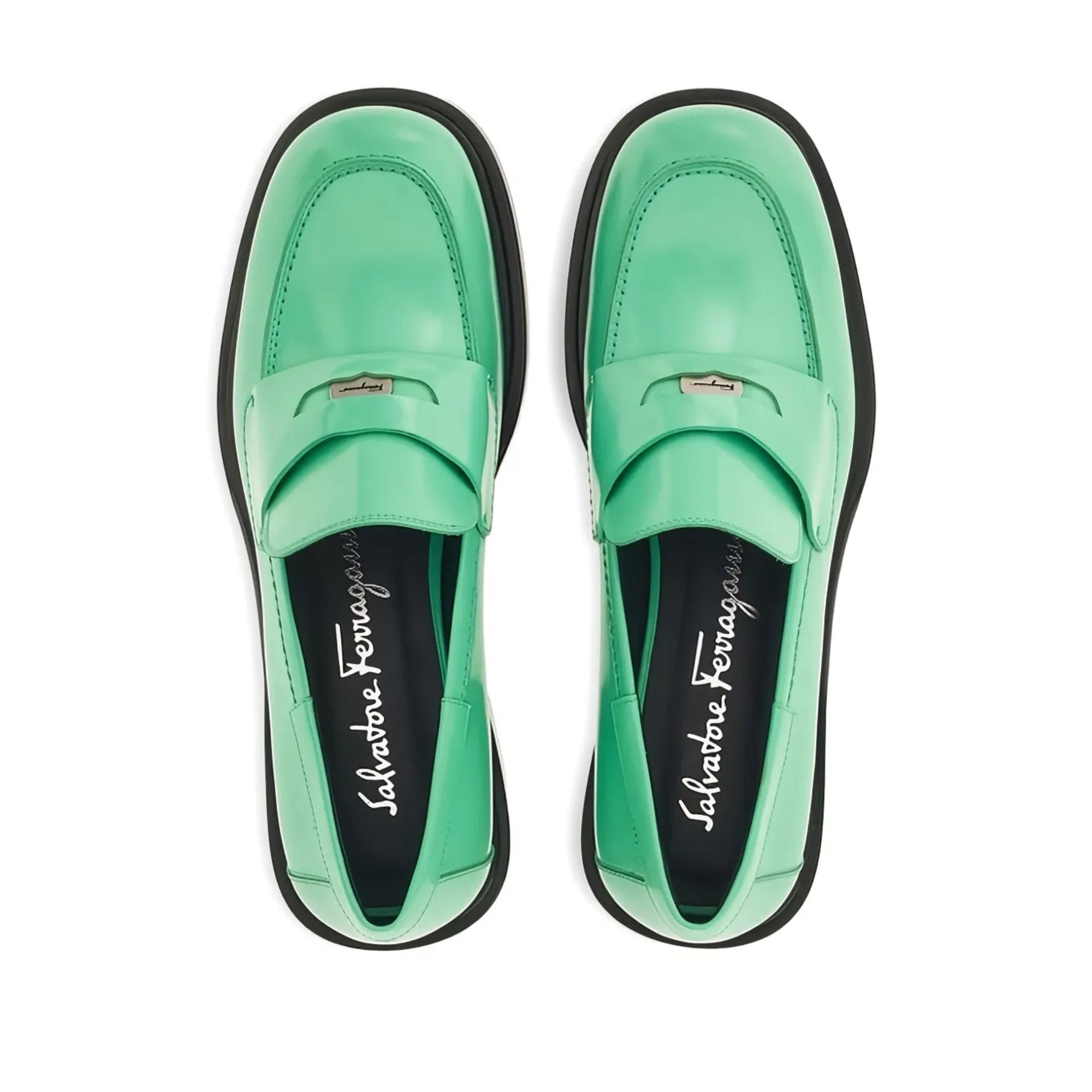 Ferragamo Peny-Strap Leather Loafers