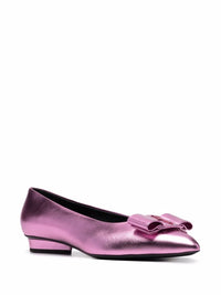 Ferragamo Viva Bow-Detail Ballerina Shoes