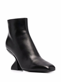 Ferragamo F-Heel Sculpted Ankle Boots