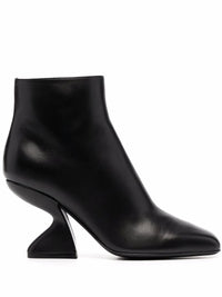 Ferragamo F-Heel Sculpted Ankle Boots