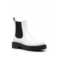 Ferragamo 40Mm Leather Chelsea Boots