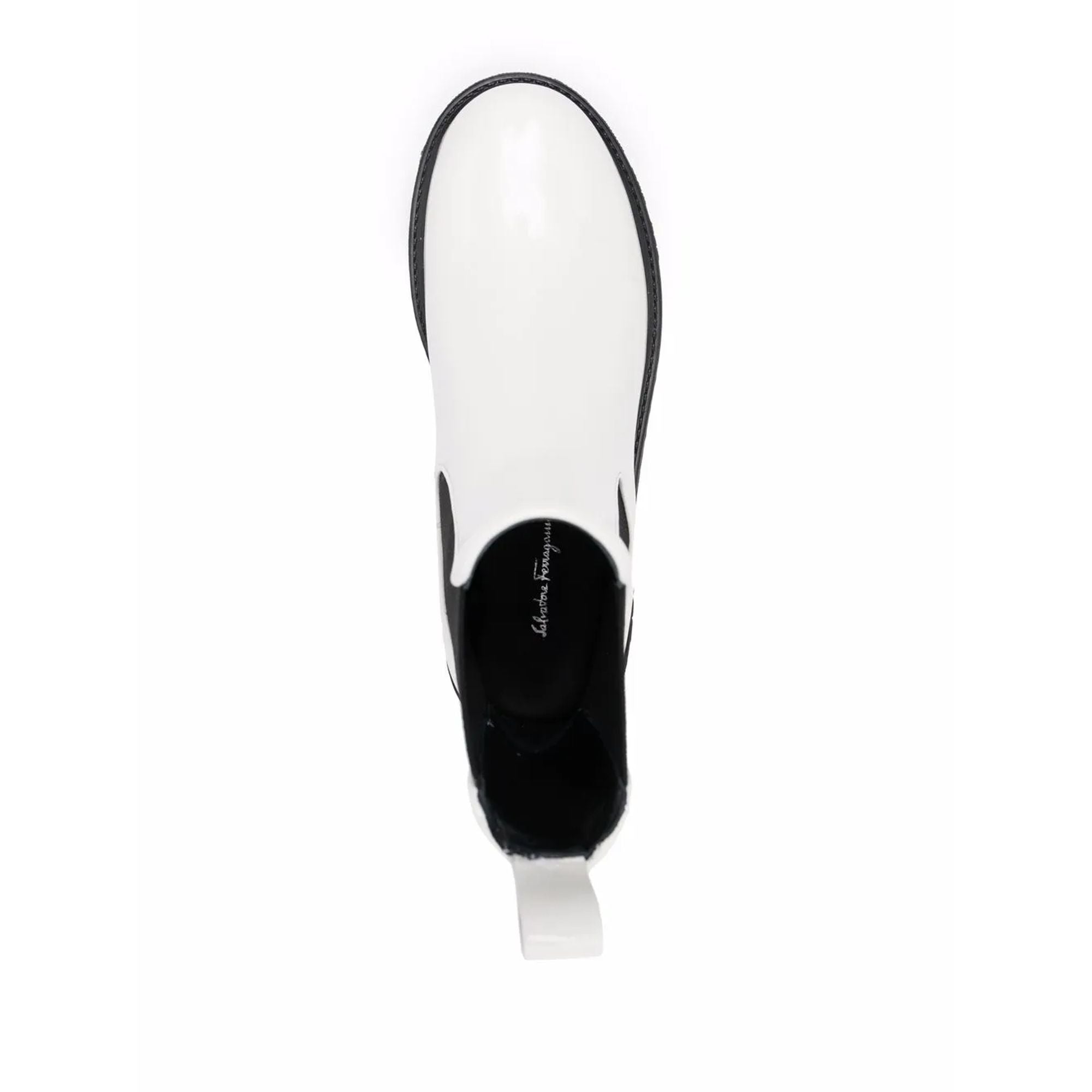 Ferragamo 40Mm Leather Chelsea Boots