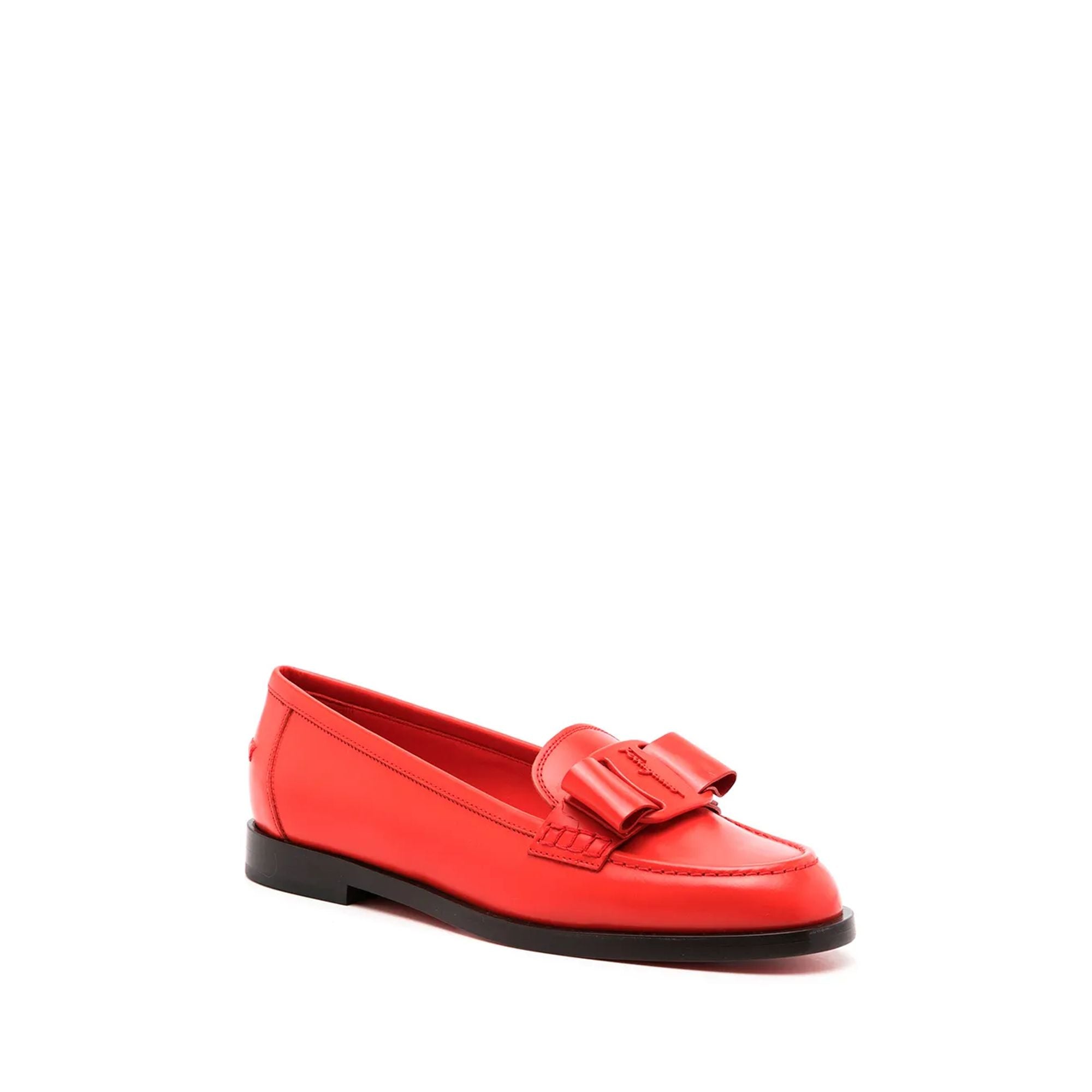 Ferragamo Vivaldo Logo-Plaque Loafers