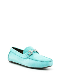 Ferragamo Gancini Leather Loafers