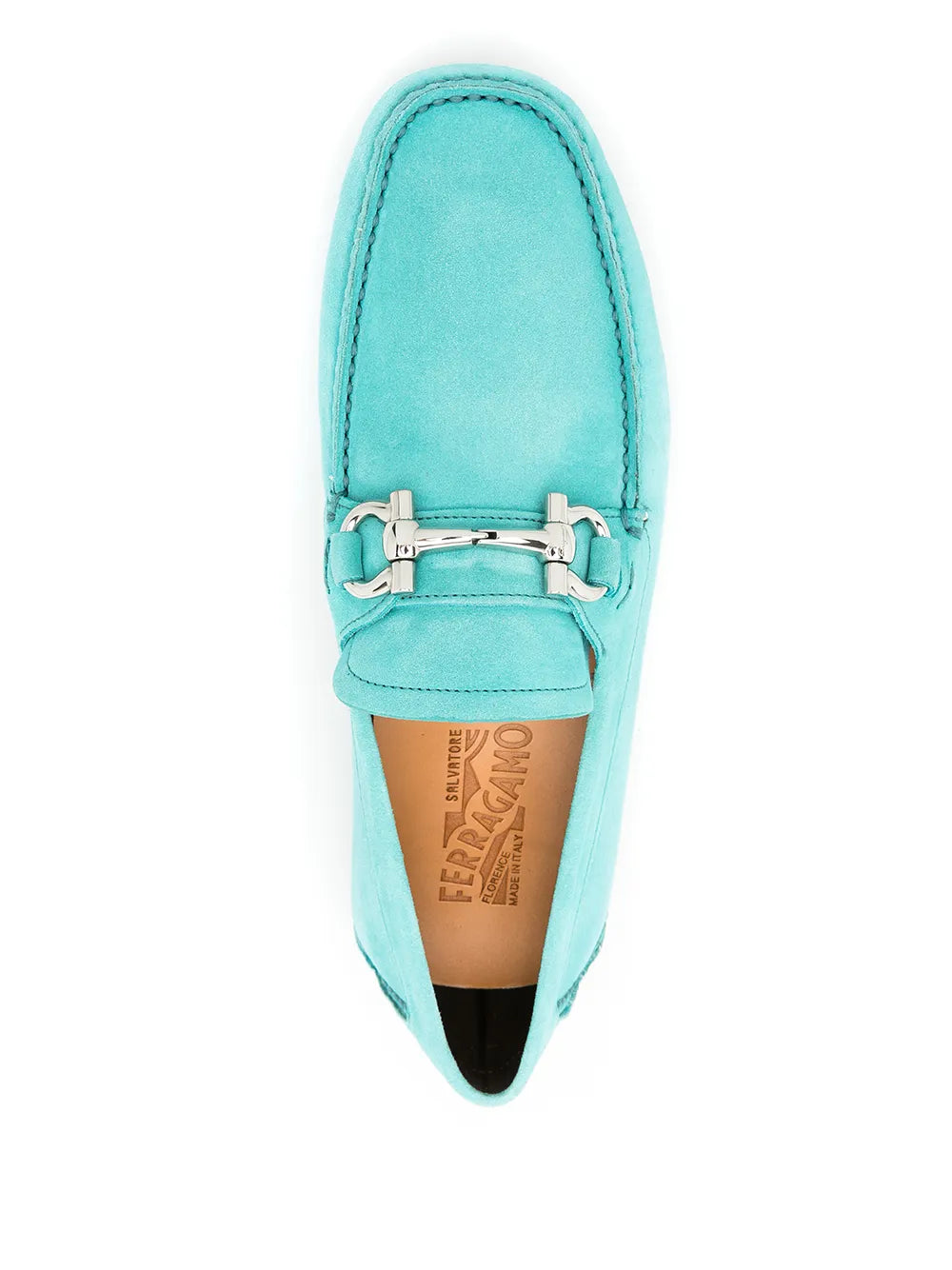 Ferragamo Gancini Leather Loafers