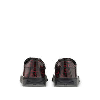 Ferragamo Cube Gancini-Print Lace-Up Sneakers
