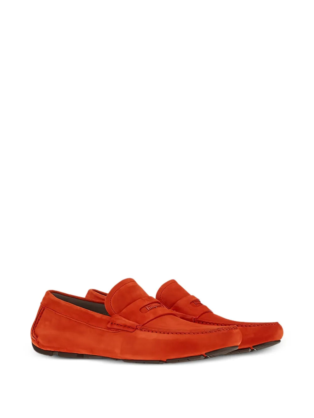 Ferragamo Suede Leather Loafers