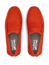 Ferragamo Suede Leather Loafers