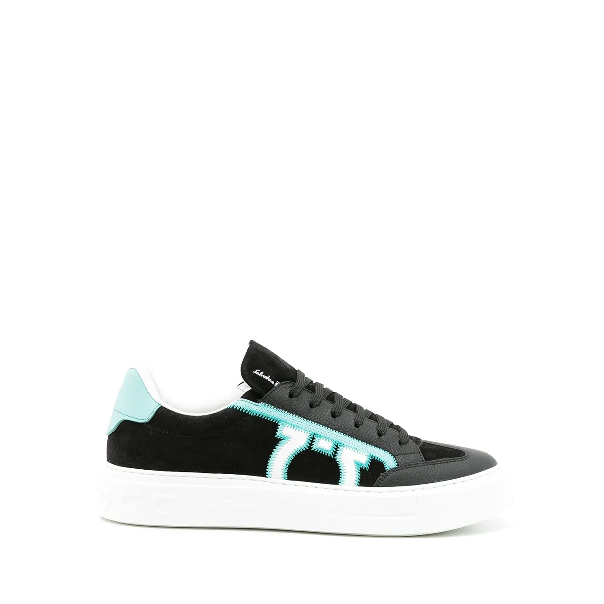 Ferragamo Borg 5 Low-Top Sneakers