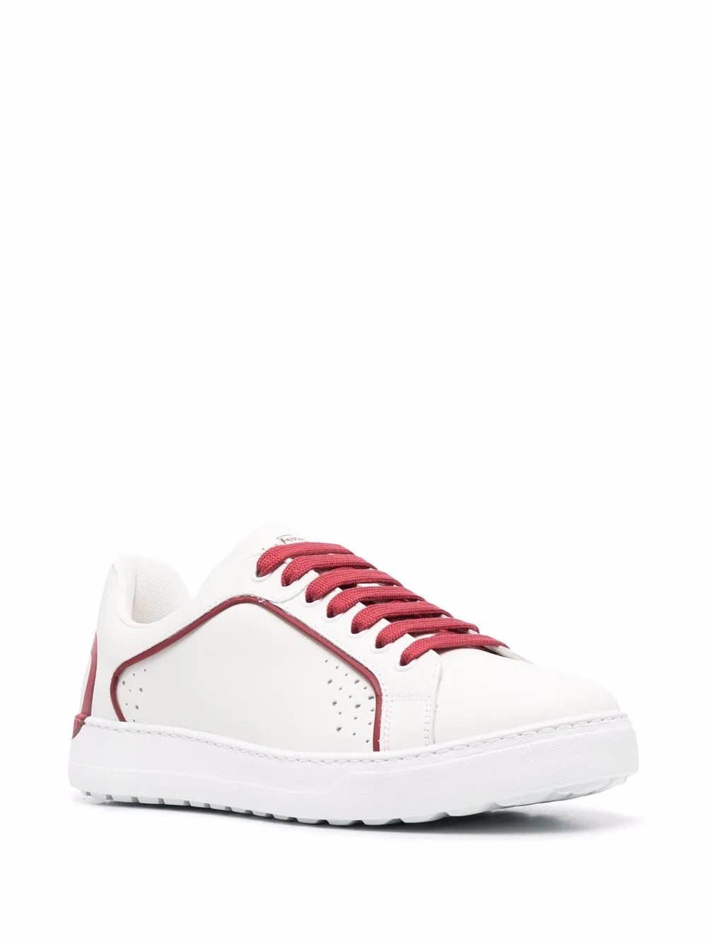 Ferragamo Manhattan Gancini-Print Sneakers
