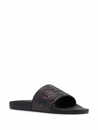 Ferragamo Groove Logo-Embossed Sliders