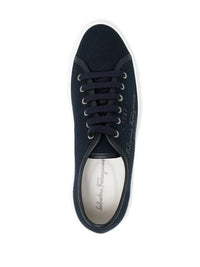 Ferragamo Borg Logo-Print Sneakers