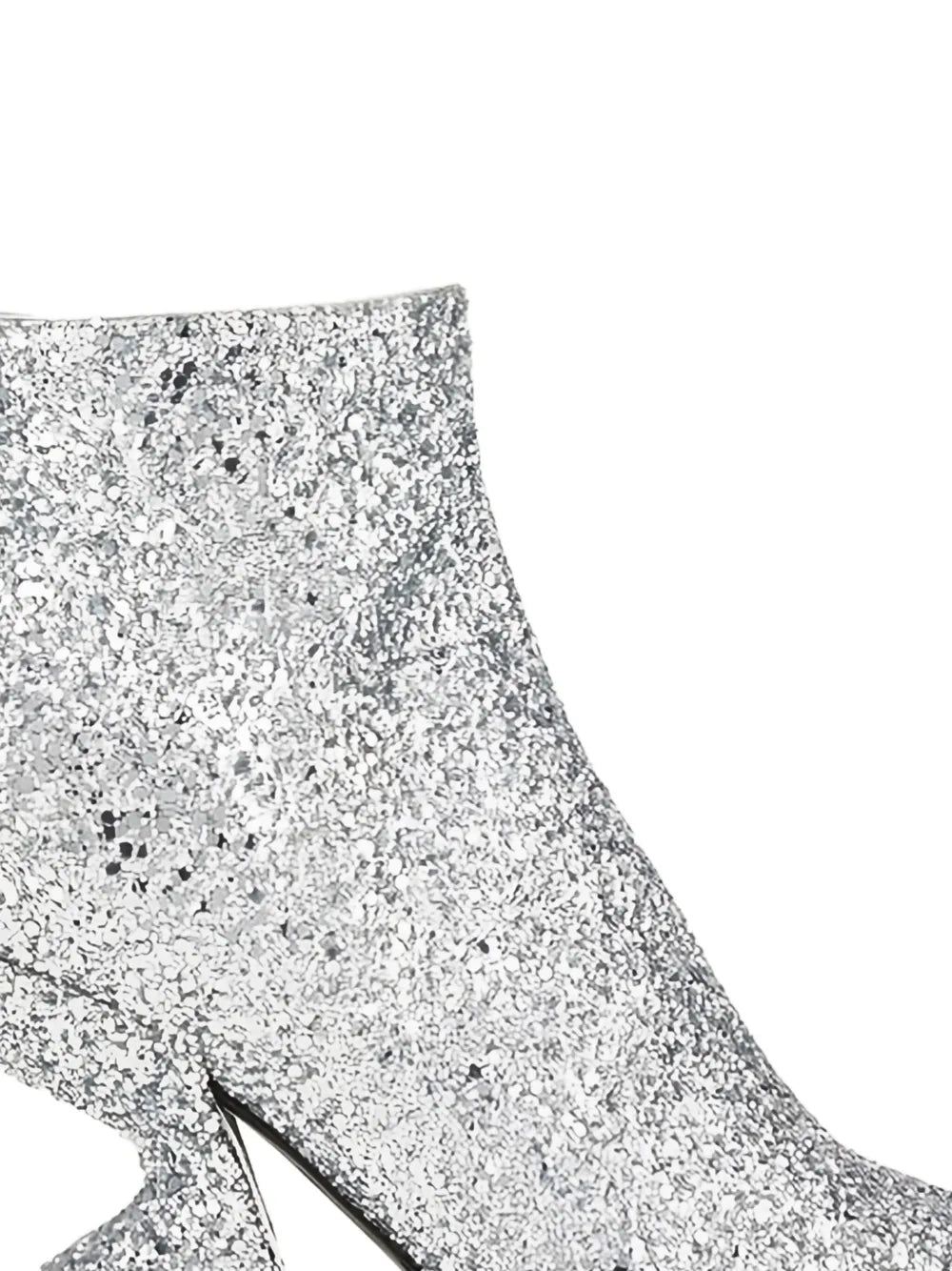 Ferragamo Glitter-Effect Sculpted-Heel Ankle Boots