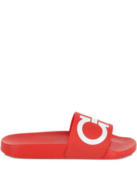 Ferragamo Logo-Motif Slides