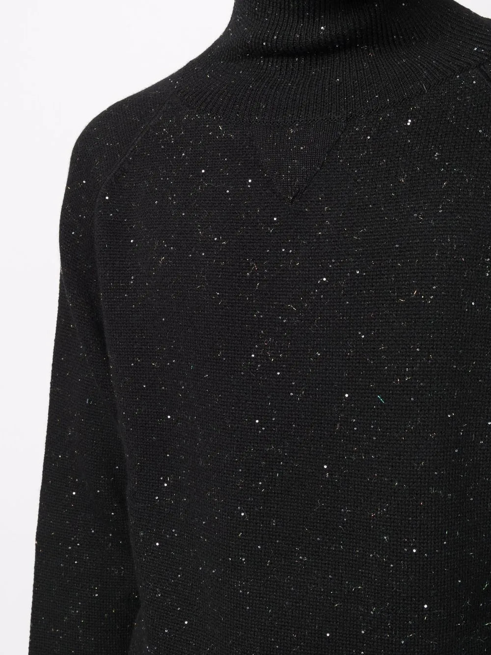 Ferragamo Speckle-Knit Roll Neck Jumper