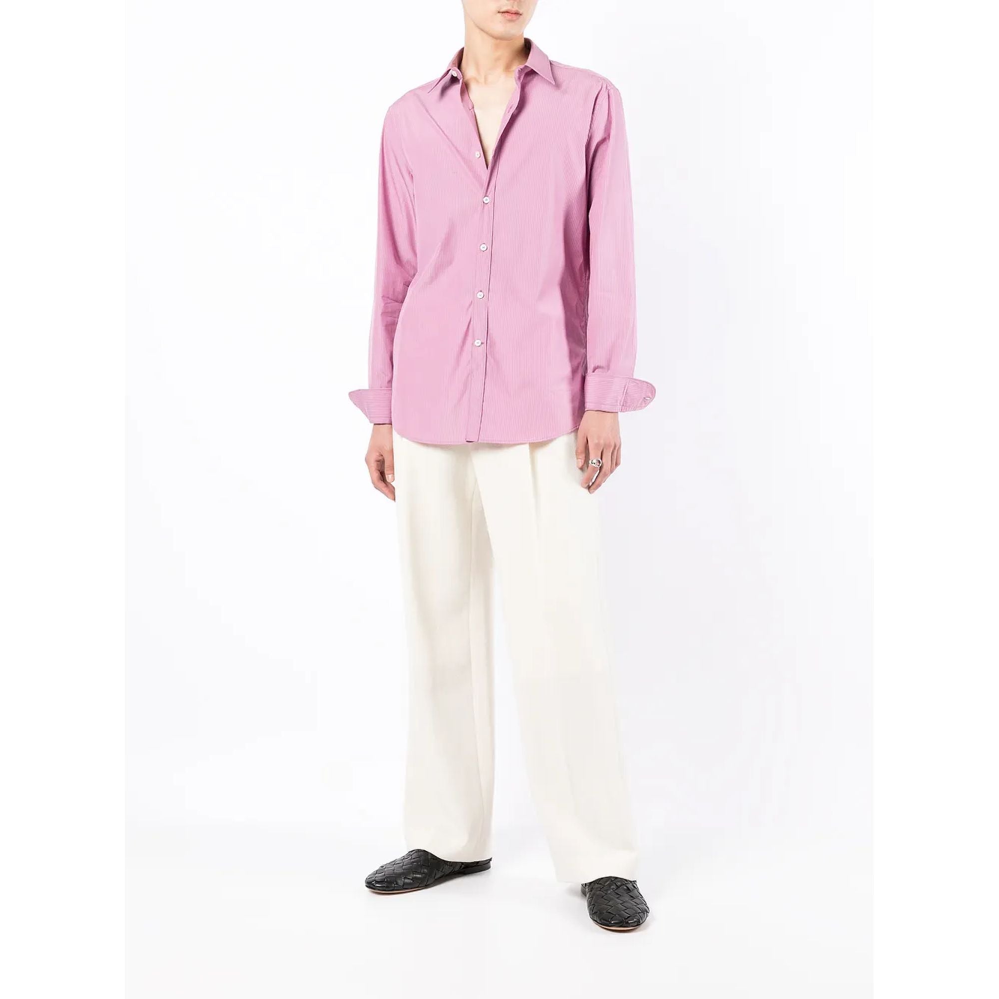 Ferragamo Stripe-Print Shirt
