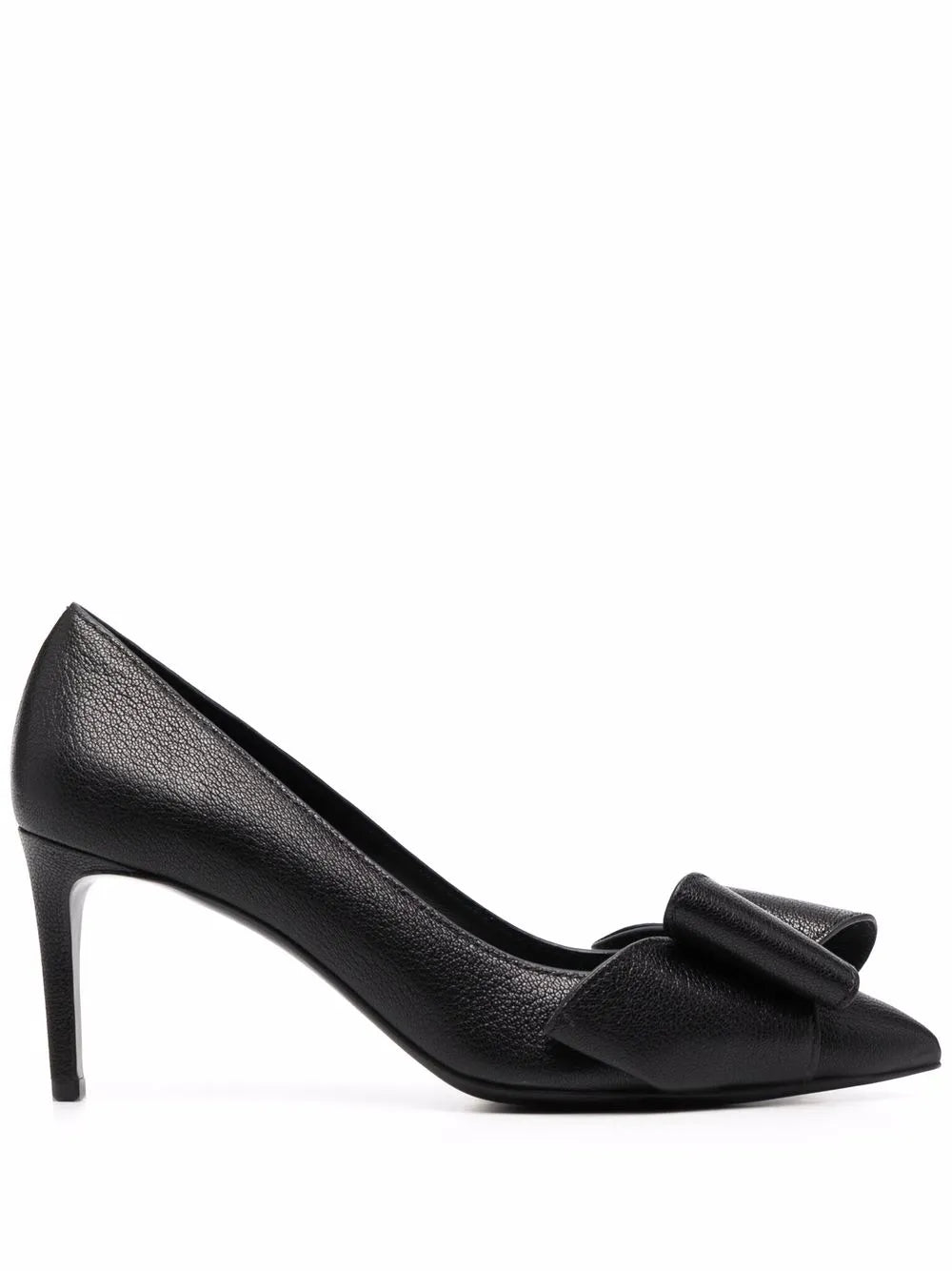Ferragamo 70Mm Zoey Bow-Detail Pumps