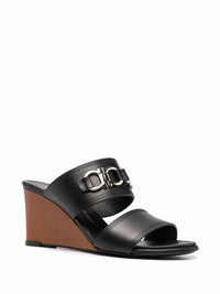 Ferragamo Horsebit-Detail Open Toe Sandals