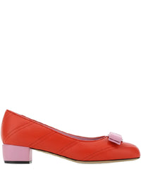 Ferragamo Signature Vara Bow Detail Pumps