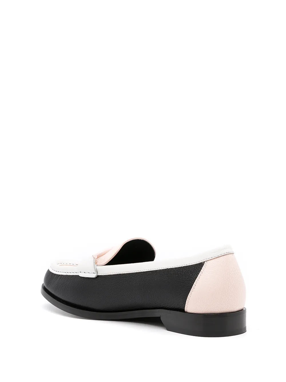 Ferragamo Gancini Leather Moccasin Loafers