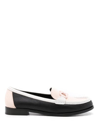Ferragamo Gancini Leather Moccasin Loafers