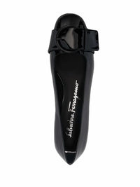 Ferragamo Buckle-Detail Ballerina Pumps