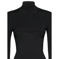 Ferragamo Long Sleeves Mock-Neck