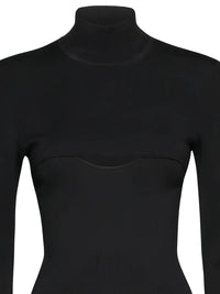 Ferragamo Long Sleeves Mock-Neck