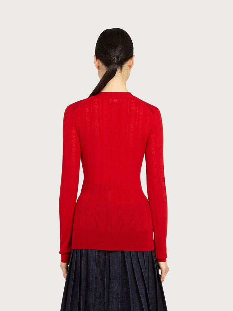 Ferragamo Ferragamo Long Sleeves V-Neck