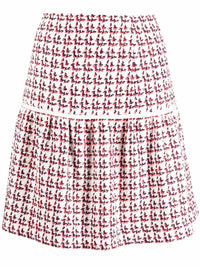 Ferragamo Textured A-Line Skirt