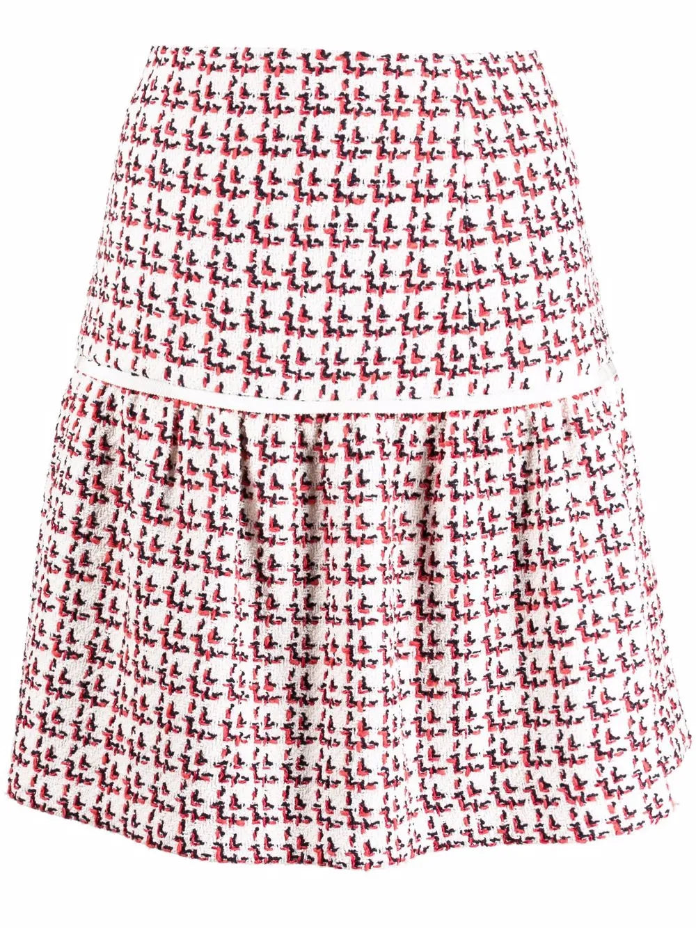 Ferragamo Textured A-Line Skirt