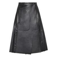 Ferragamo Leather-Skirt