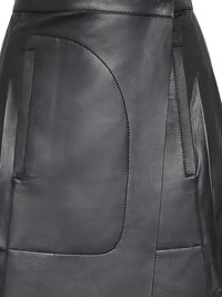 Ferragamo Leather-Skirt