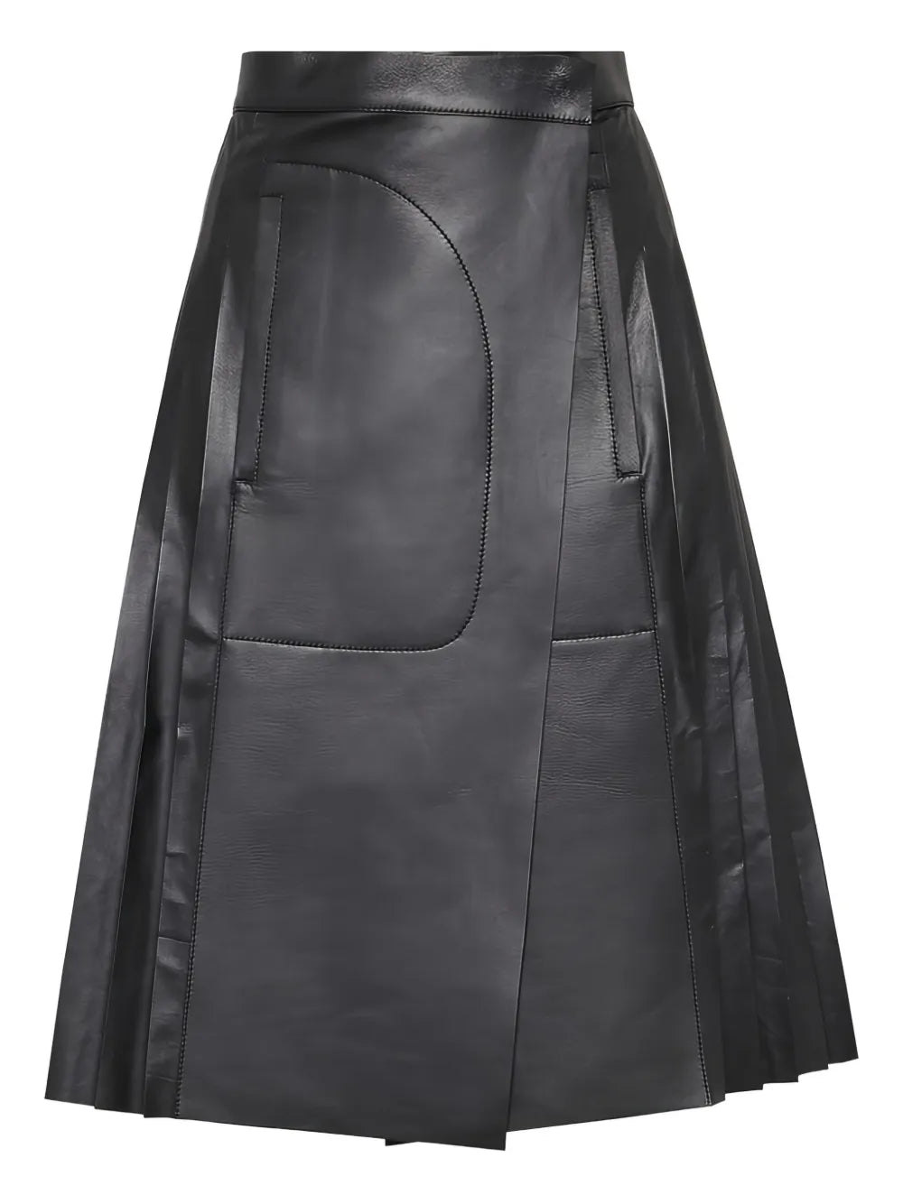 Ferragamo Leather-Skirt