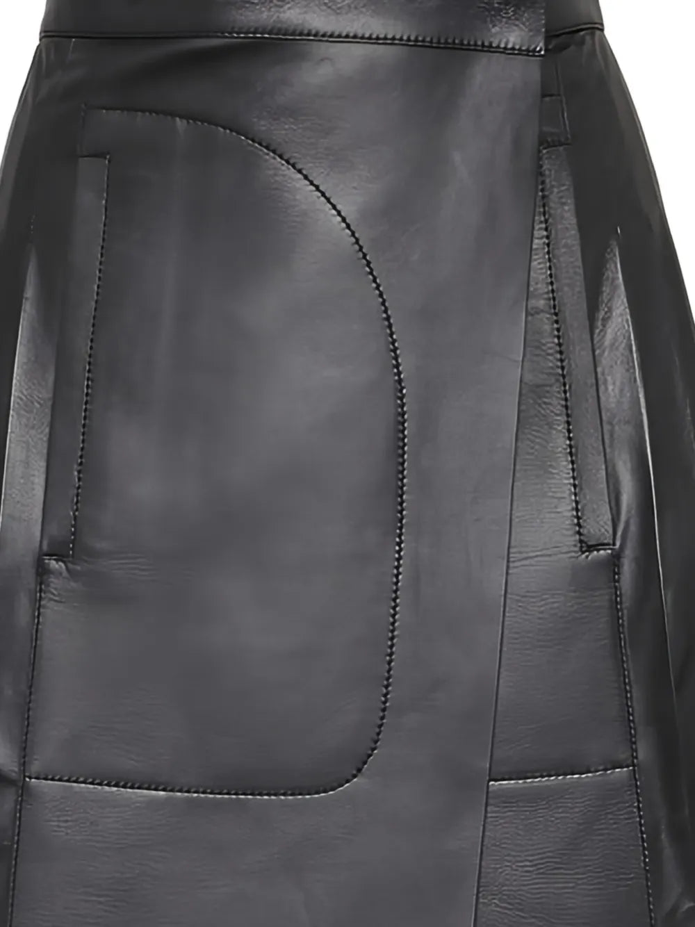Ferragamo Leather-Skirt