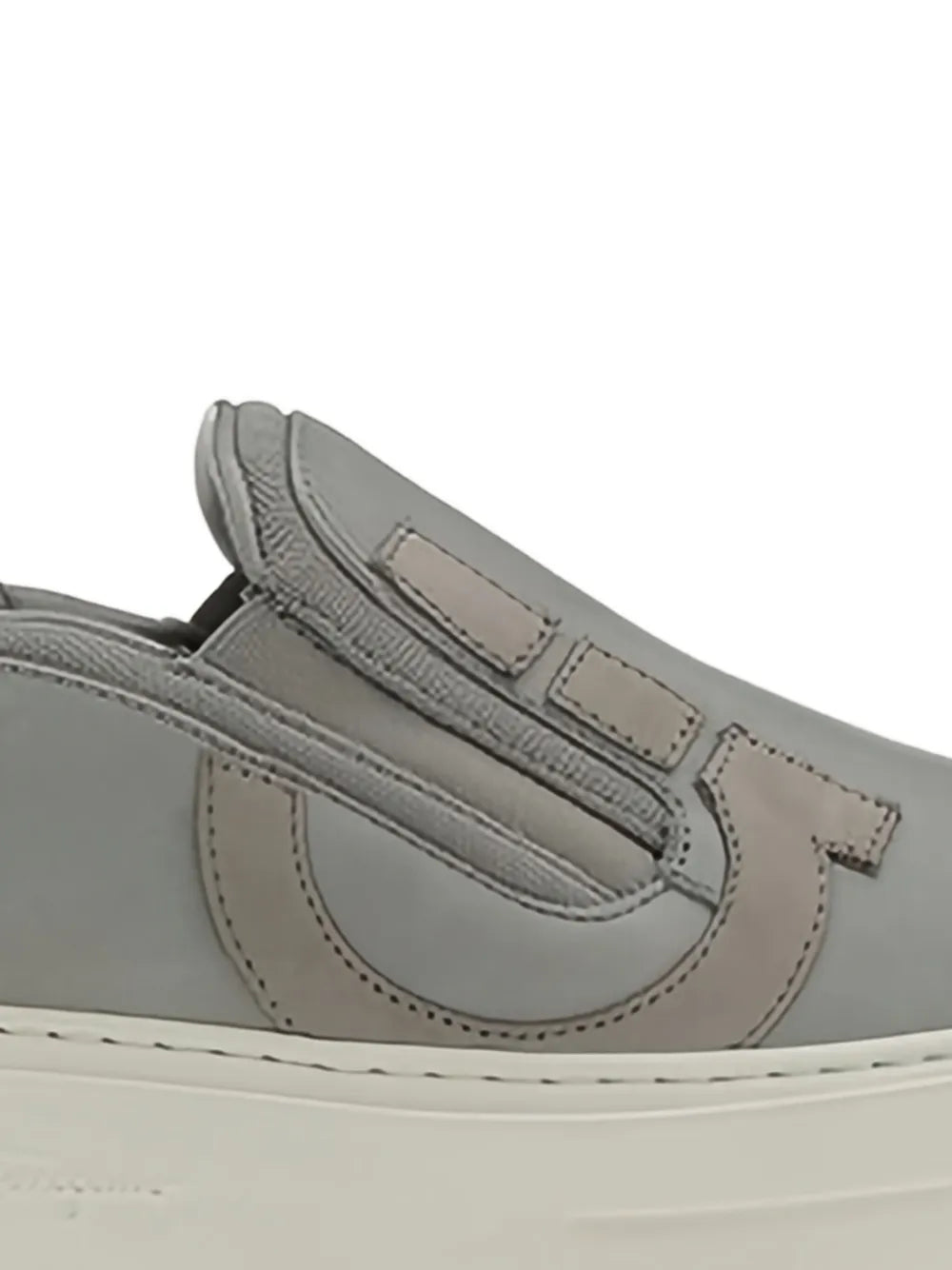 Ferragamo Marino Gancini-Logo Slip-On Loafers