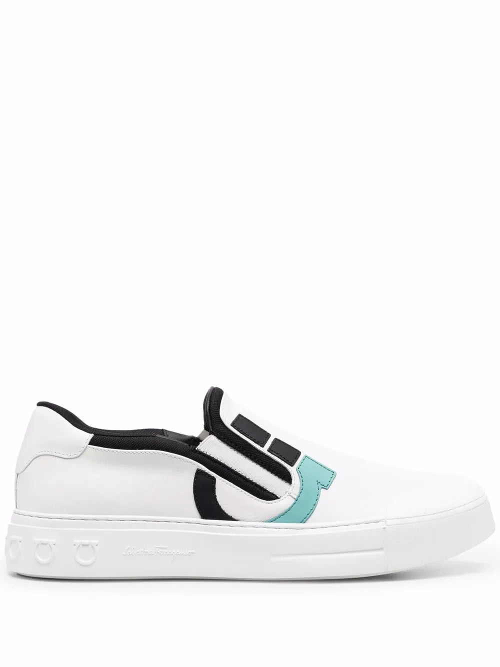 Ferragamo Gancini Slip-On Sneakers