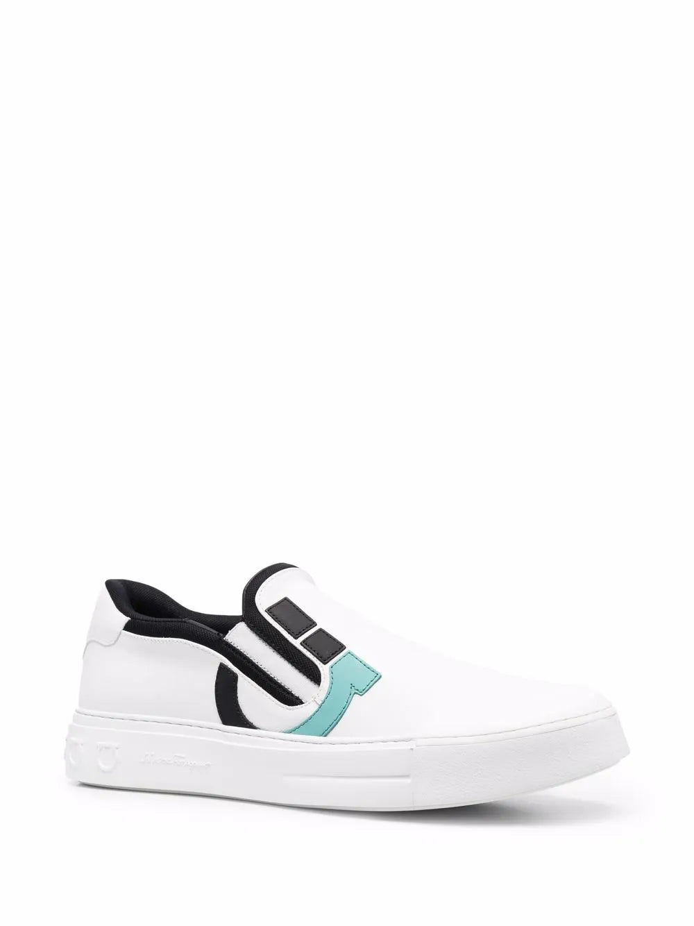 Ferragamo Gancini Slip-On Sneakers