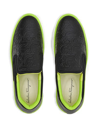 Ferragamo Embossed-Logo Slip-On