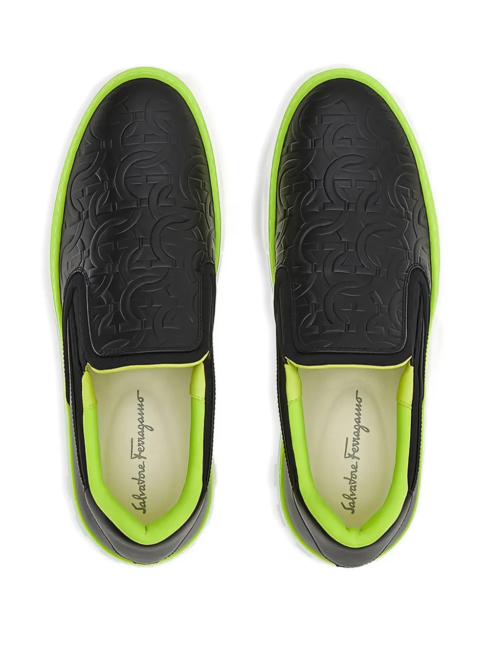 Ferragamo Embossed-Logo Slip-On