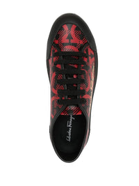 Ferragamo Gancini Logo-Top Sneakers