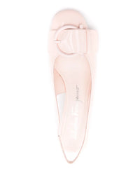 Ferragamo Bow-Detail Leather Pumps