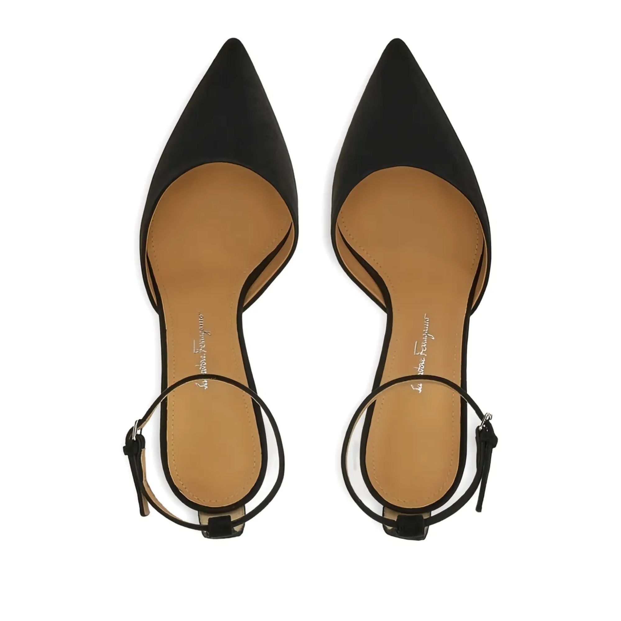 Ferragamo 80Mm Leather Pumps
