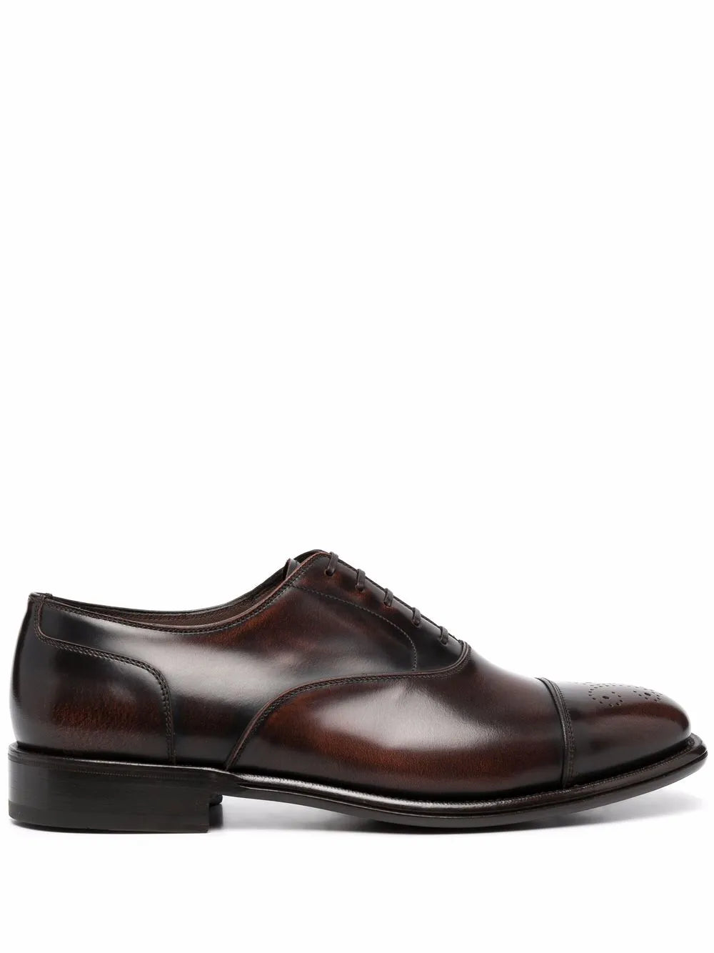 Ferragamo Perforated-Design Oxford Shoes