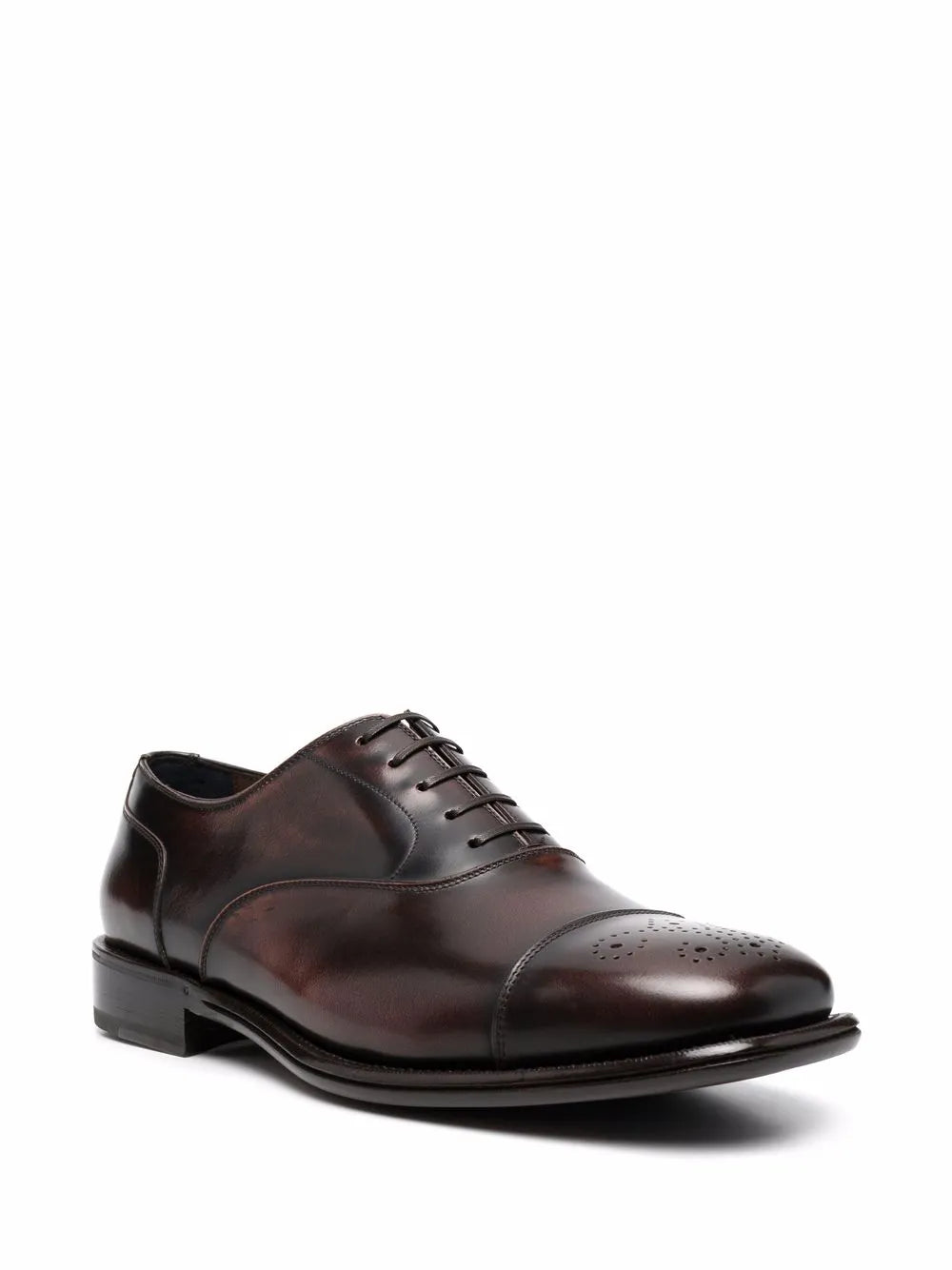 Ferragamo Perforated-Design Oxford Shoes