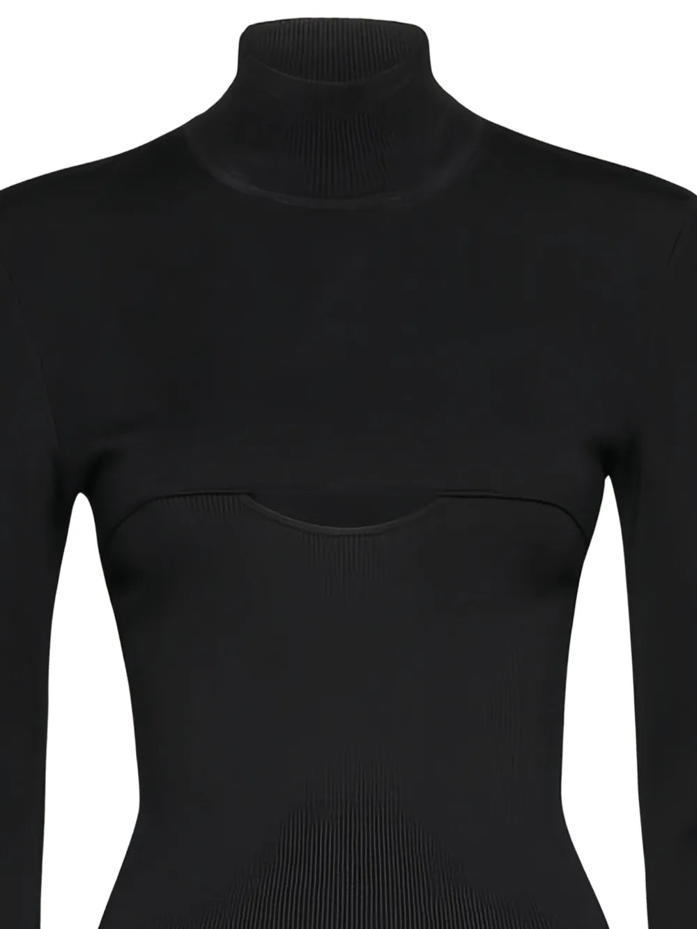 Ferragamo Long Sleeves Mock-Neck