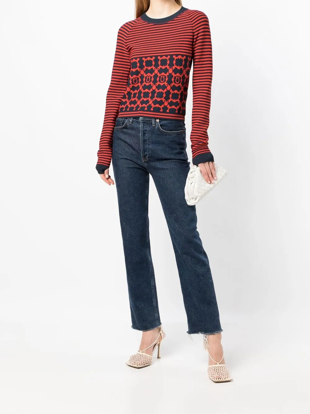 Ferragamo Long Sleeves Round-Neck