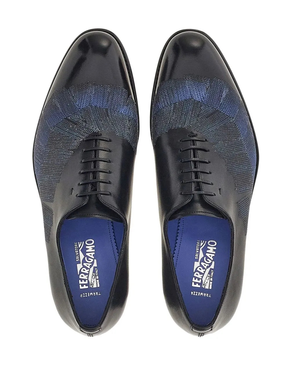 Ferragamo Embroidered Oxford-Shoes