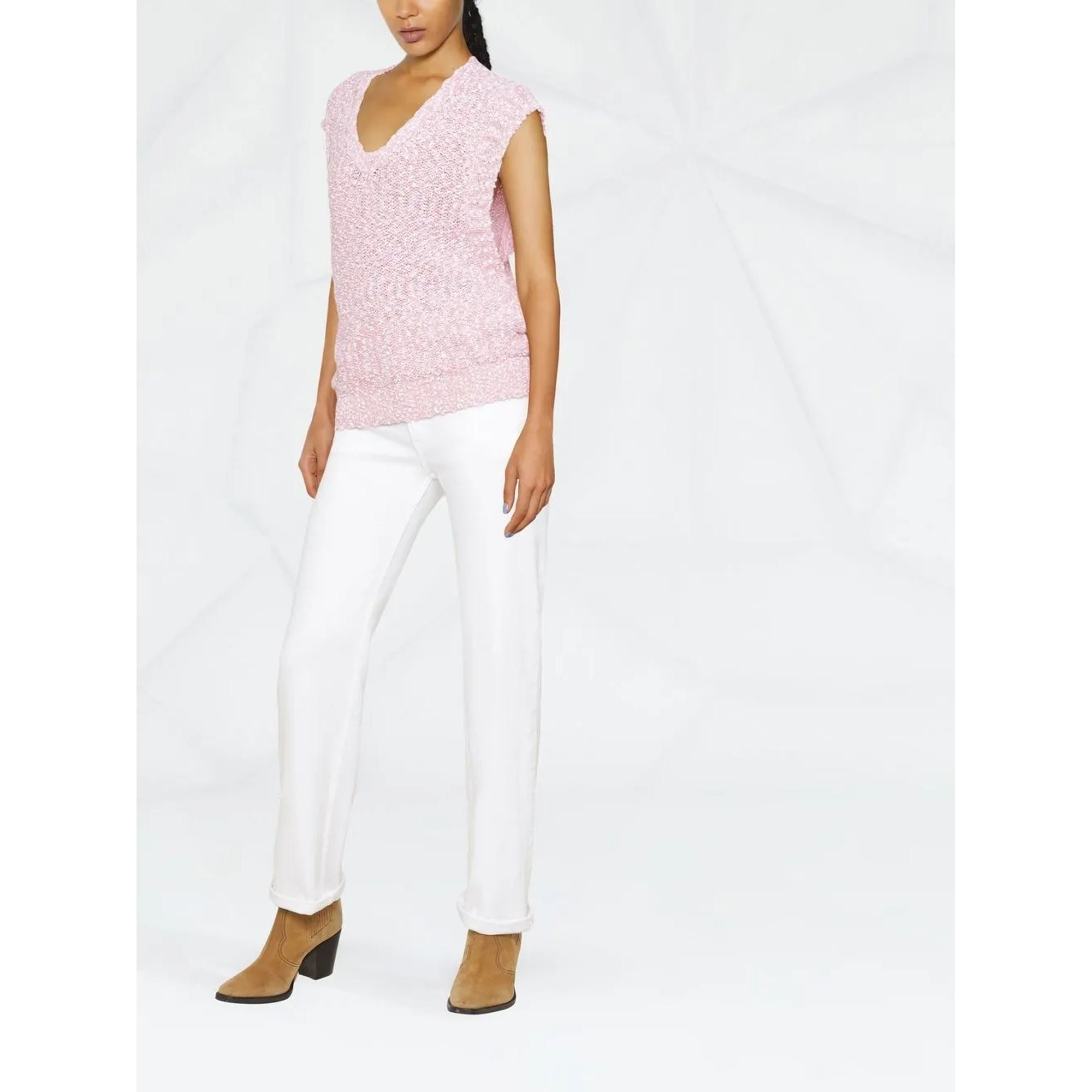 Ferragamo Without Sleeves V-Neck